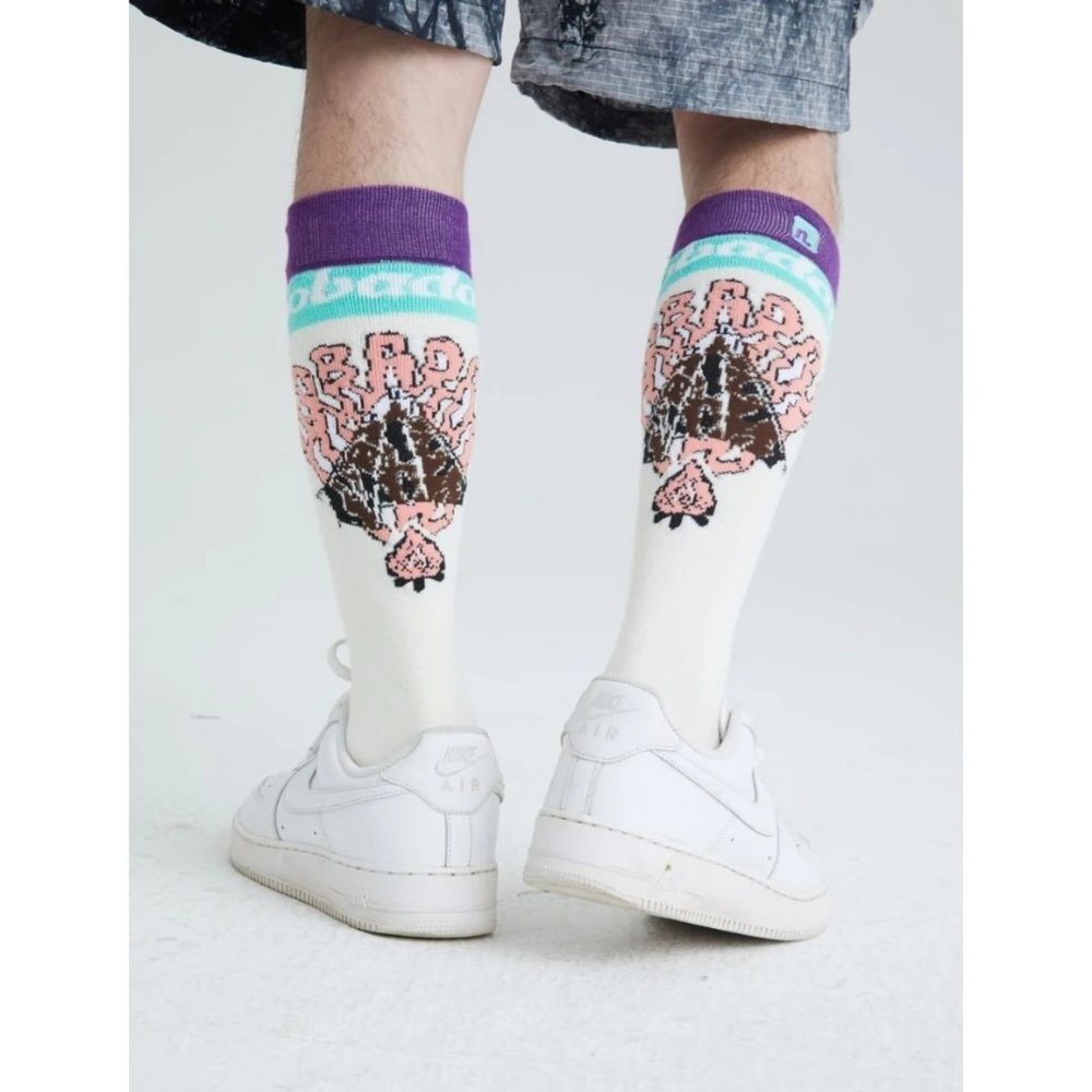 NWT NOBADAY Unisex MONT-BLAC‎ PERFORMANCE SOCKS Size M